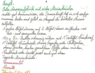 Rezepte Ausschnitt aus meinem Buch, viele weitere ...
