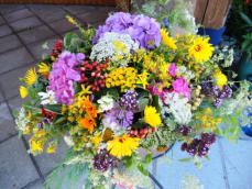 Blumenschmuck Kräuterfest